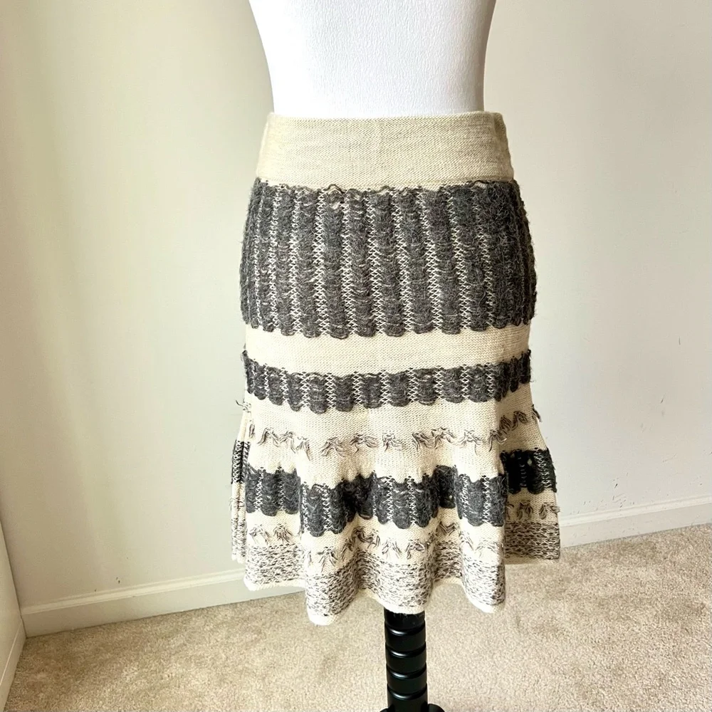 ANTHROPOLOGIE SPARROW Wool Blend Vermatt Sweater Skirt—SZ. XS